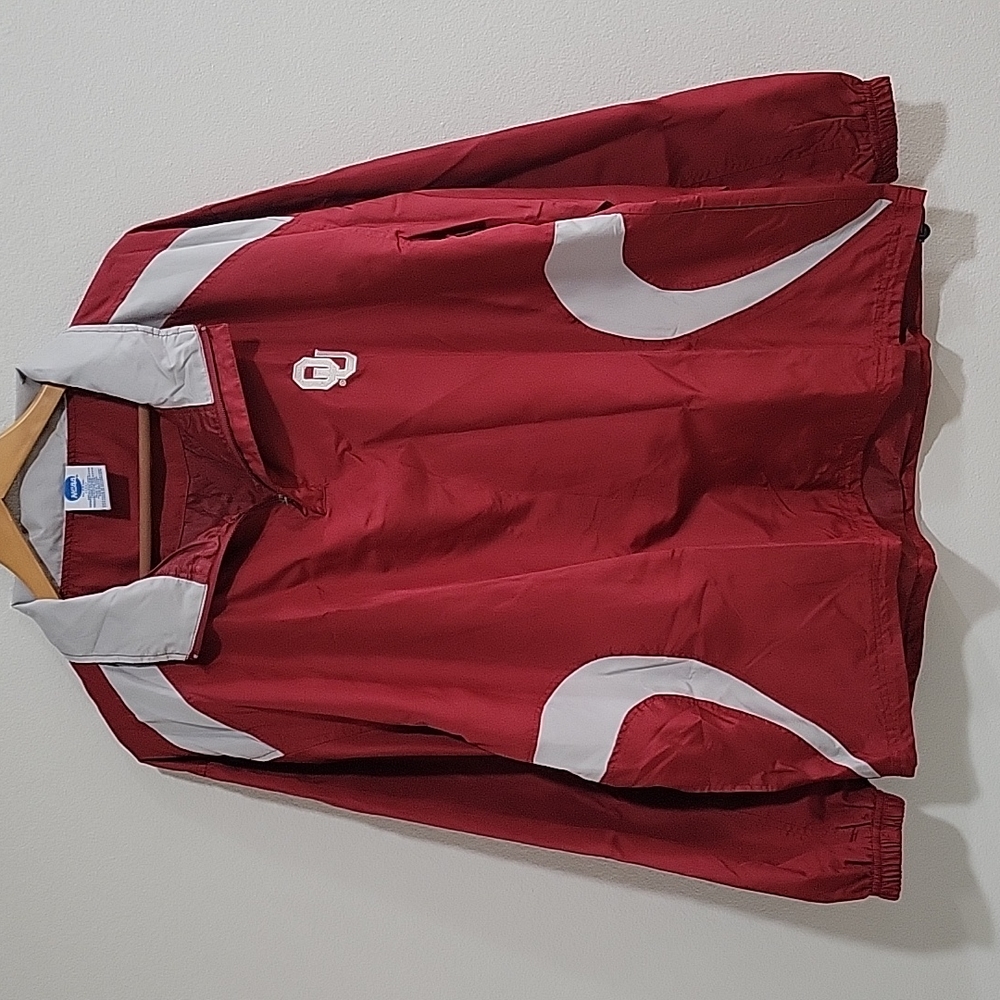 NCAA Oklahoma Quarter-Zip Wind Braker Men's Size L